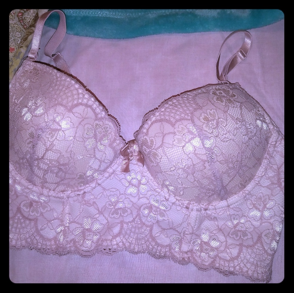 Pink bra